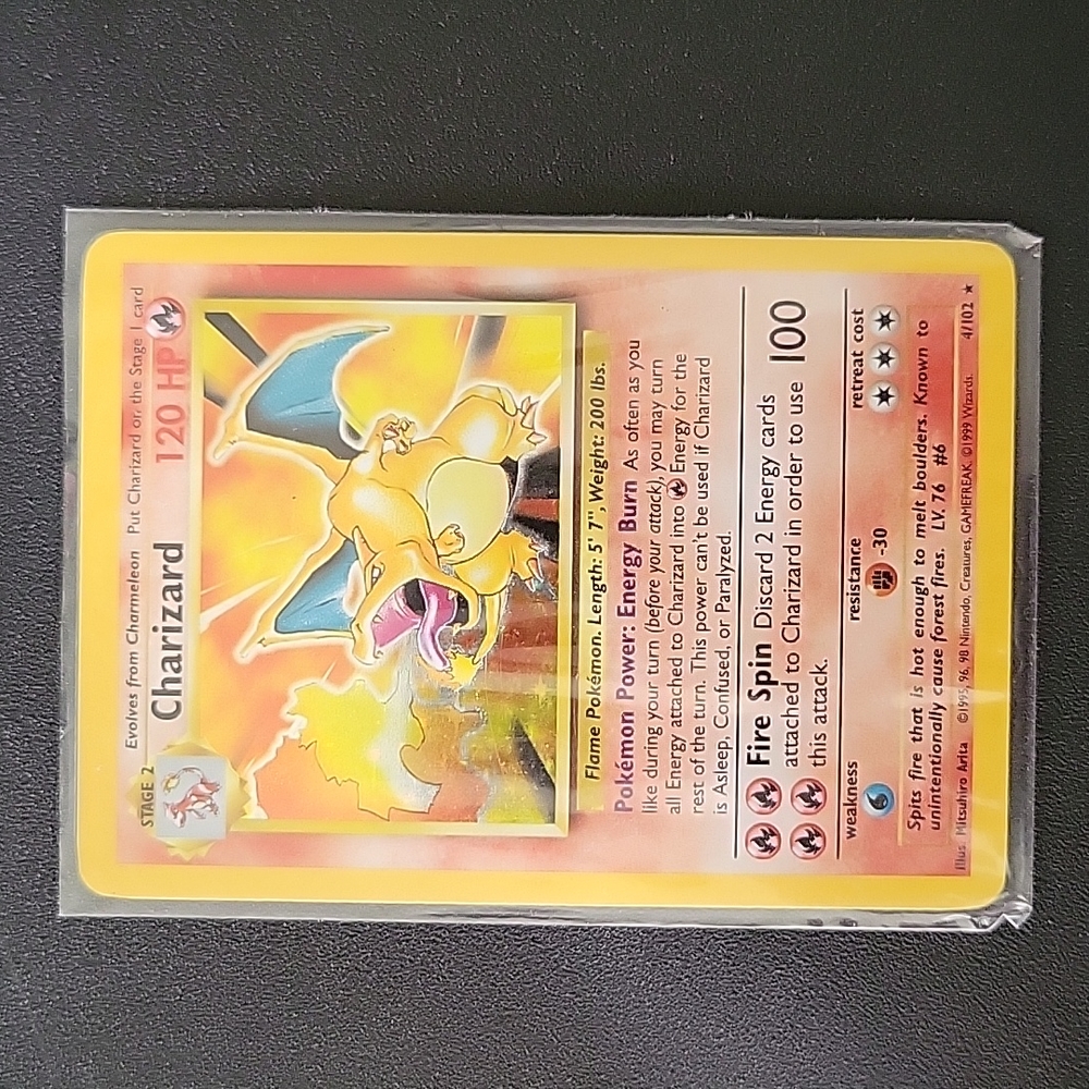🔥 Charizard original 1999 Pokémon Card
